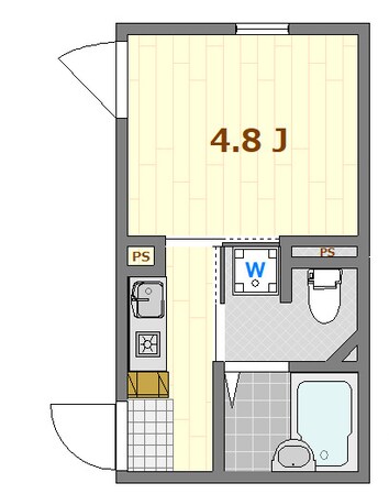 板橋駅 徒歩3分 1階の物件間取画像